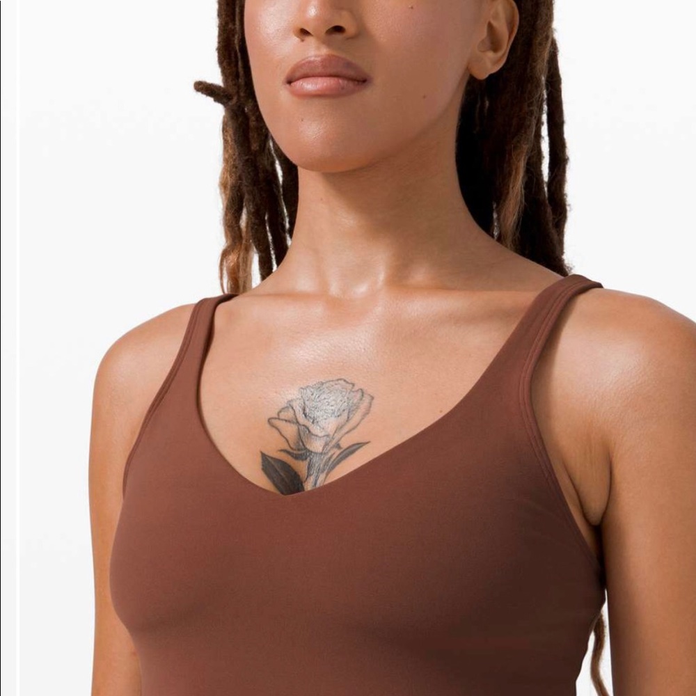 NWT Lululemon align tank size 4, ancient copper color.